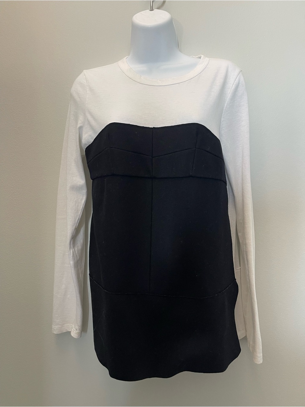 Marni Black and White wool and cotton Top